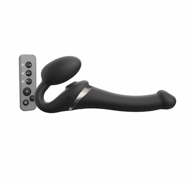 Wibrator strap-on - Strap-On-Me Multi Orgasm Black XL